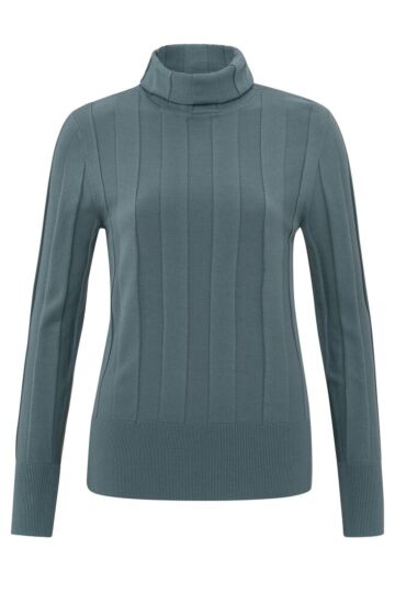 Ribbed sweater BLUE 1-000287-310-84214