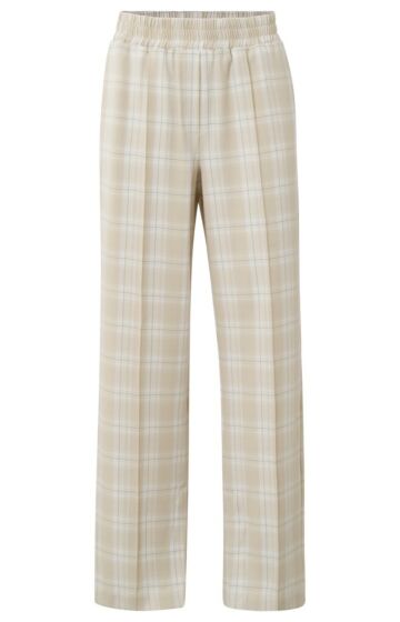 Trousers with check print 1-301036-302-401051