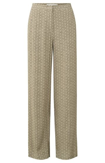 Wide leg trousers with print 1-301059-305-511151