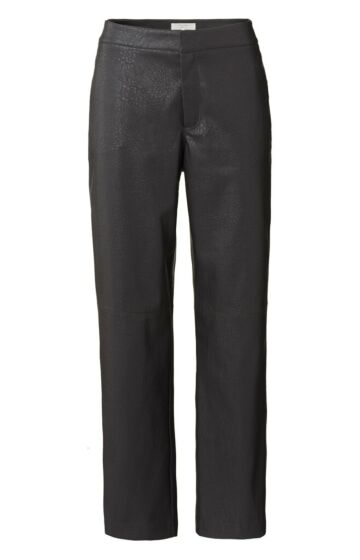 Faux leather trousers BROWN 1-309012-209-91314