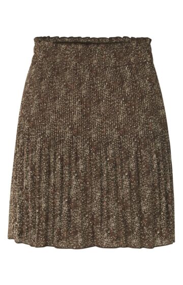 Plisse skirt with print 1-401004-207-912161