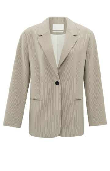 Pinstripe blazer HUMUS BEIGE 1-501065-503-513041