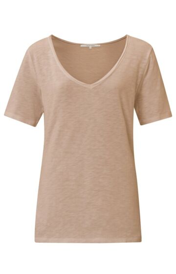 T-shirt with V-neck 1-719021-302-51315