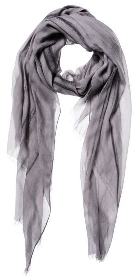 Modal tie dye scarf GULL GREY 1301116-123-63803