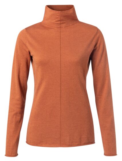 Cotton blend sweater LIGHT RUST 1000331-022-99224